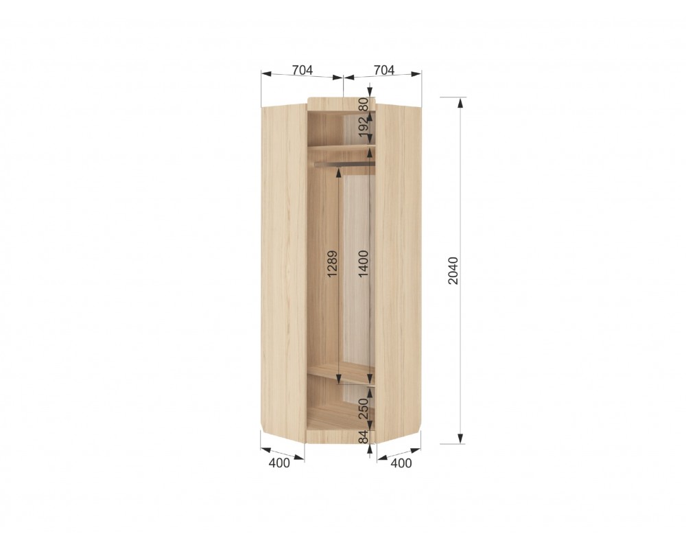 Шкаф угловой Кот Шкаф угловой Кот-4