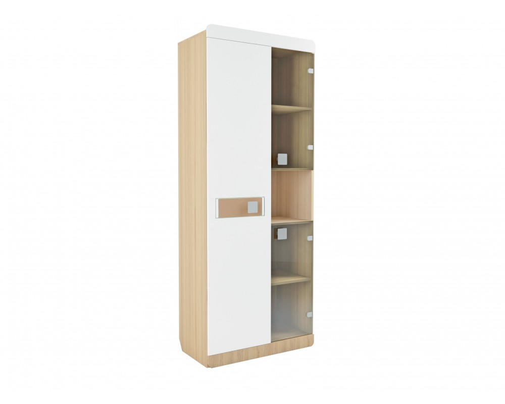 Стеллаж-пенал Стиль Кофе с молоком-0