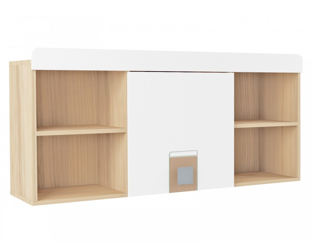 Полка навесная малая Стиль Кофе с молоком Полка навесная малая Стиль Кофе с молоком-0