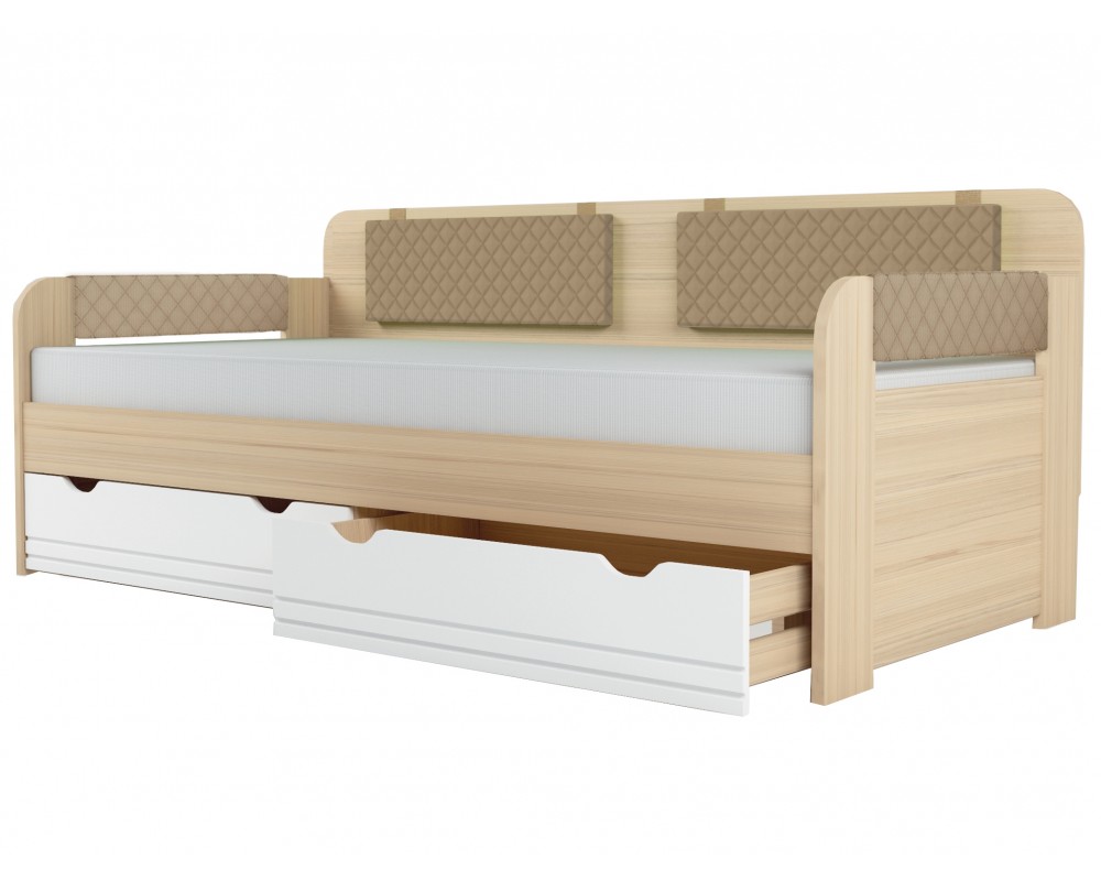 Кровать-тахта Стиль Кофе с подушками Кровать-тахта Стиль Кофе с подушками-0