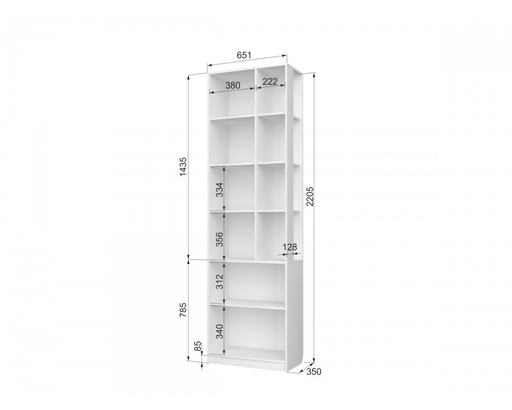 Пенал левый Чарли Кашемир Пенал левый Чарли Кашемир-9