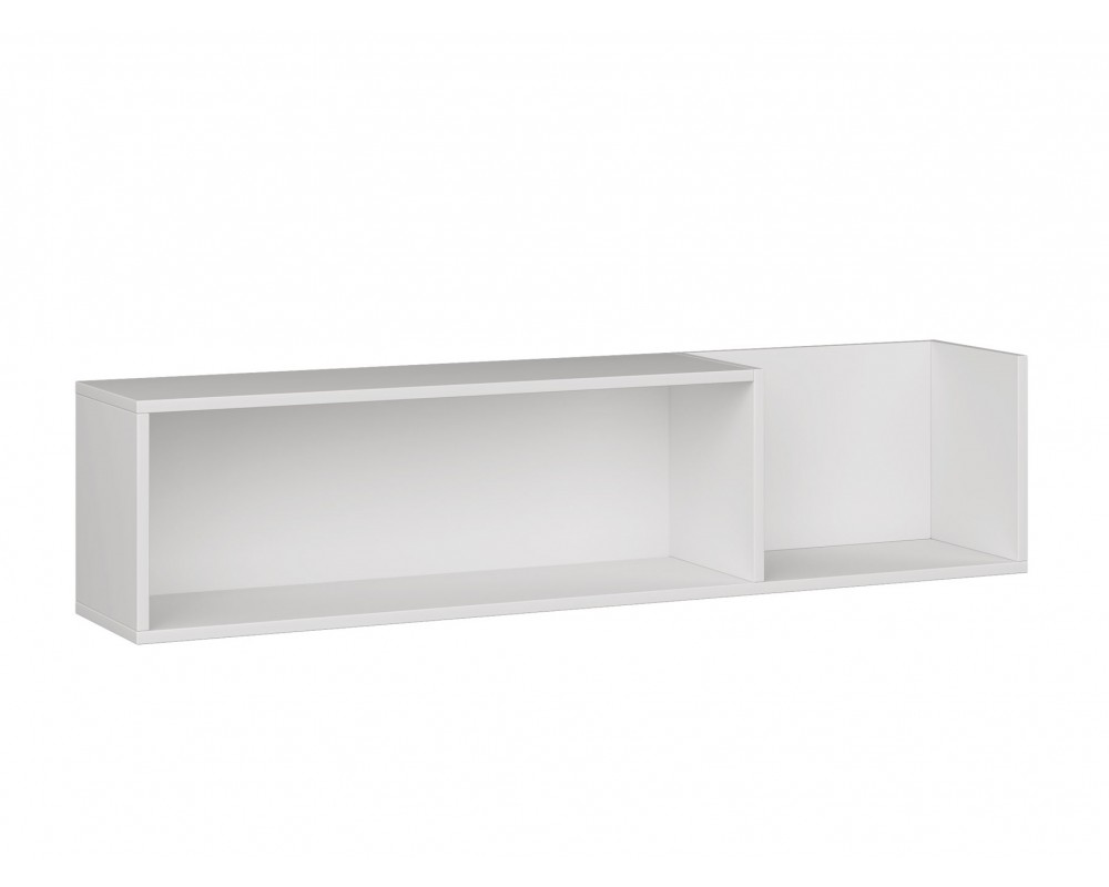 Полка навесная белая Чарли Полка навесная белая Чарли-1
