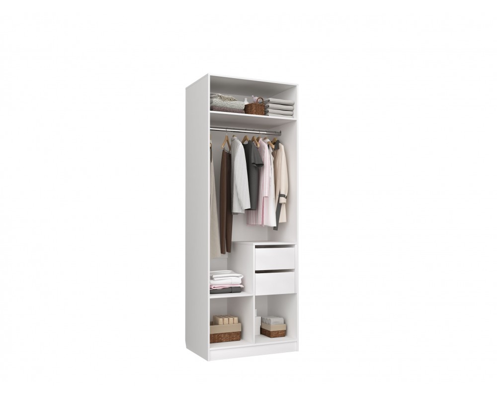 Шкаф двухдверный Чарли Белый Шкаф двухдверный Чарли Белый-5