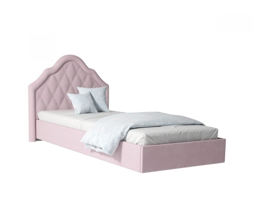 Кровать с мягкой спинкой Розалия 0,9 Кровать с мягкой спинкой Розалия 0,9-1