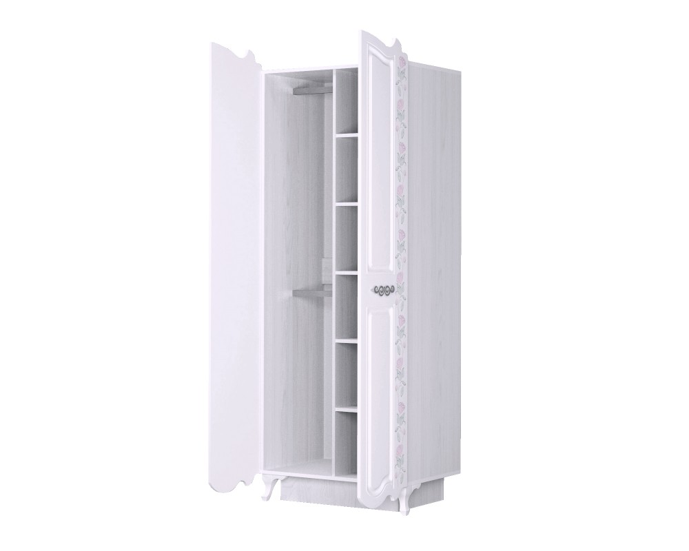 Шкаф двухдверный Розалия-7