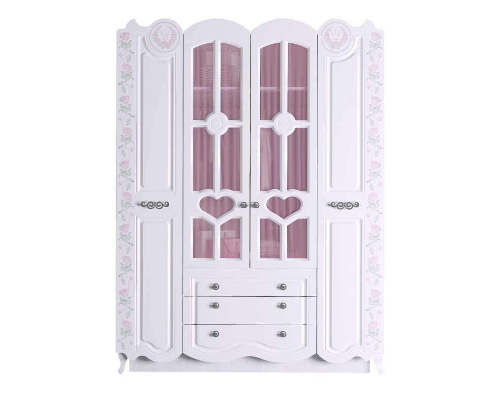 Шкаф четырехдверный Розалия Шкаф четырехдверный Розалия-1