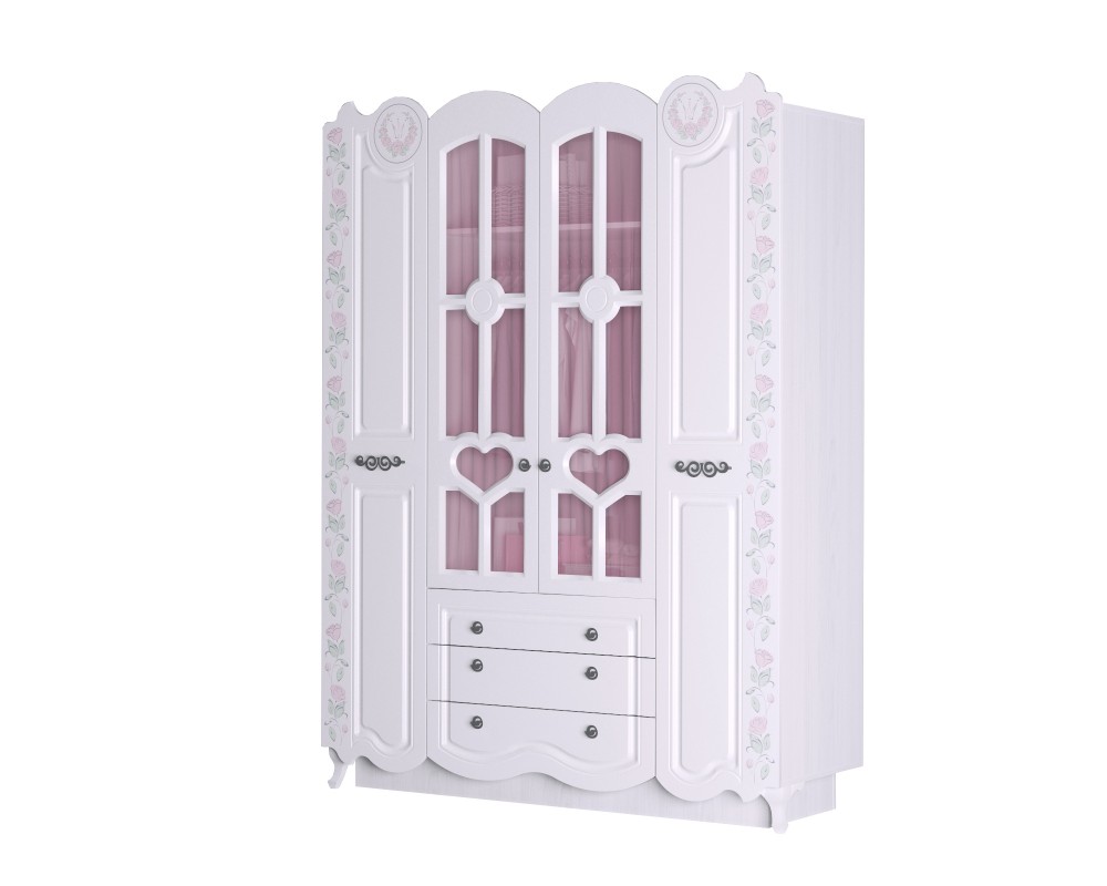 Шкаф четырехдверный Розалия Шкаф четырехдверный Розалия-0