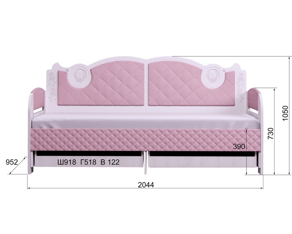 Кровать-тахта Розалия Кровать-тахта Розалия-6