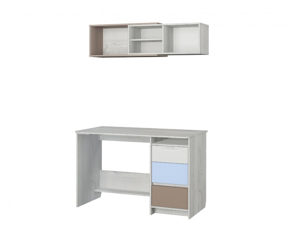 Стол письменный Зефир голубой-2