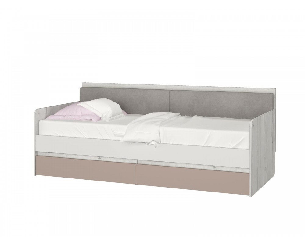 Кровать-тахта Зефир голубой с подушками Кровать-тахта Зефир голубой с подушками-2