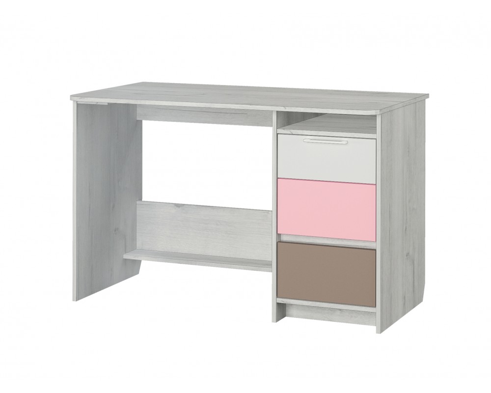 Стол письменный Зефир розовый Стол письменный Зефир розовый-0