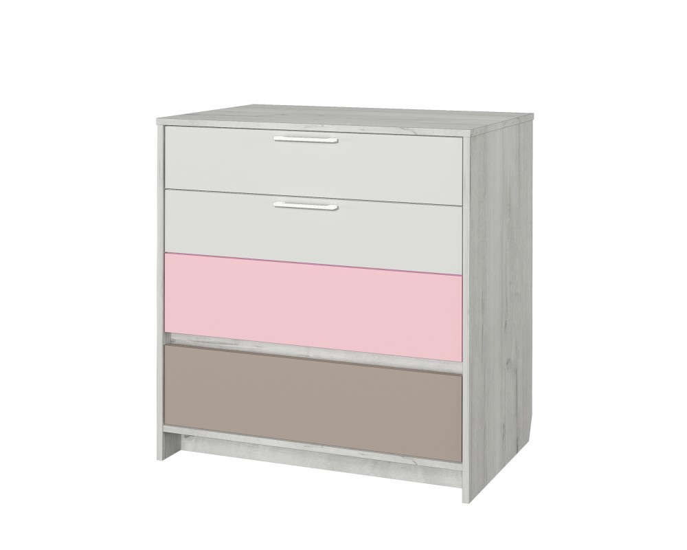 Комод Зефир розовый Комод Зефир розовый-0