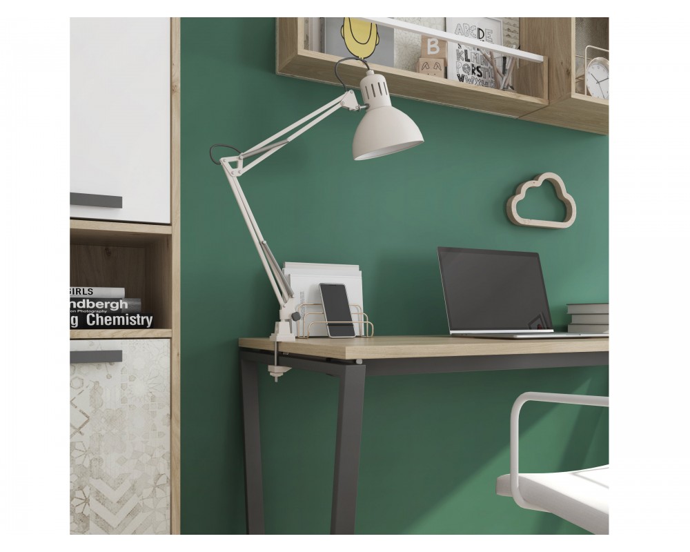 Стол письменный на металлокаркасе с тумбой Алиса Стол письменный на металлокаркасе с тумбой Алиса-3