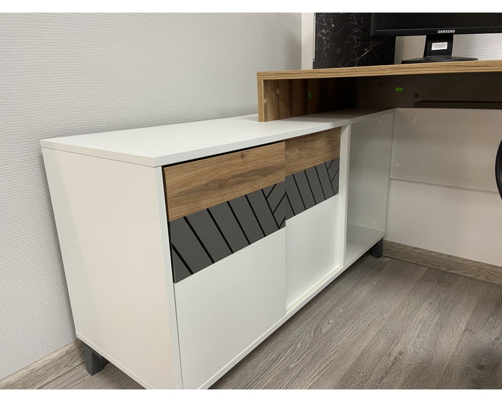 Стол письменный 1600 с большой тумбой Гринвич-5