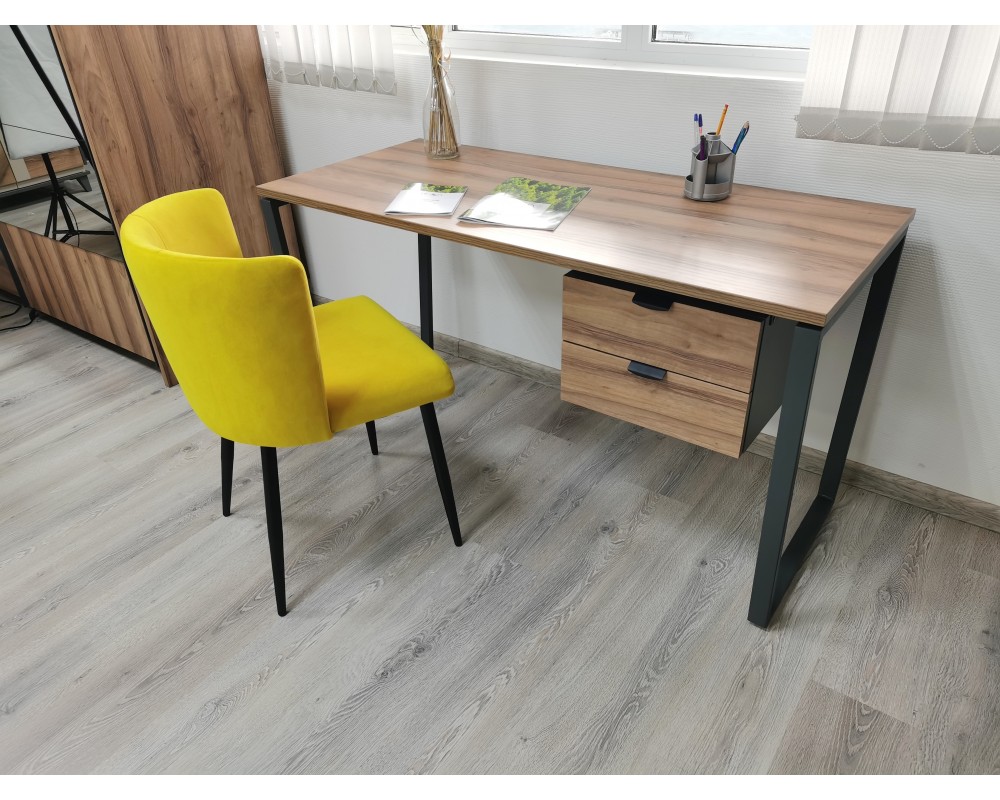 Стол письменный на металлокаркасе с тумбой Гринвич Стол письменный на металлокаркасе с тумбой Гринвич-6