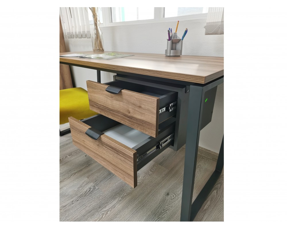 Стол письменный на металлокаркасе с тумбой Гринвич Стол письменный на металлокаркасе с тумбой Гринвич-8