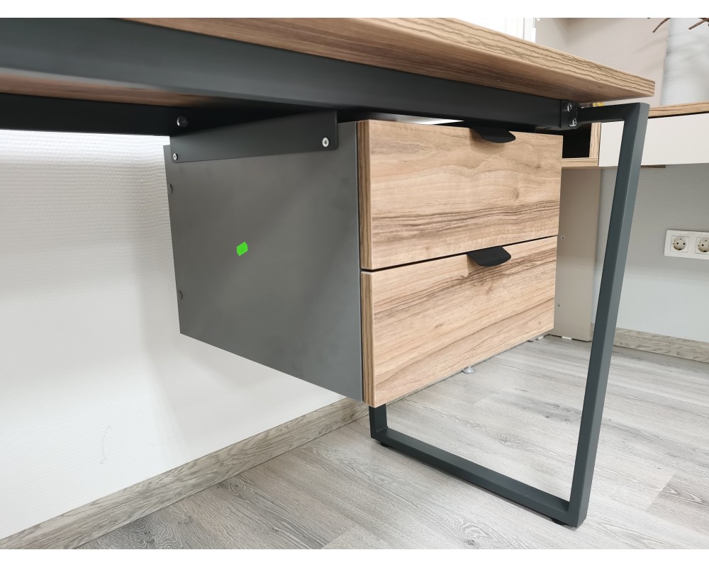 Стол письменный на металлокаркасе с тумбой Гринвич Стол письменный на металлокаркасе с тумбой Гринвич-7