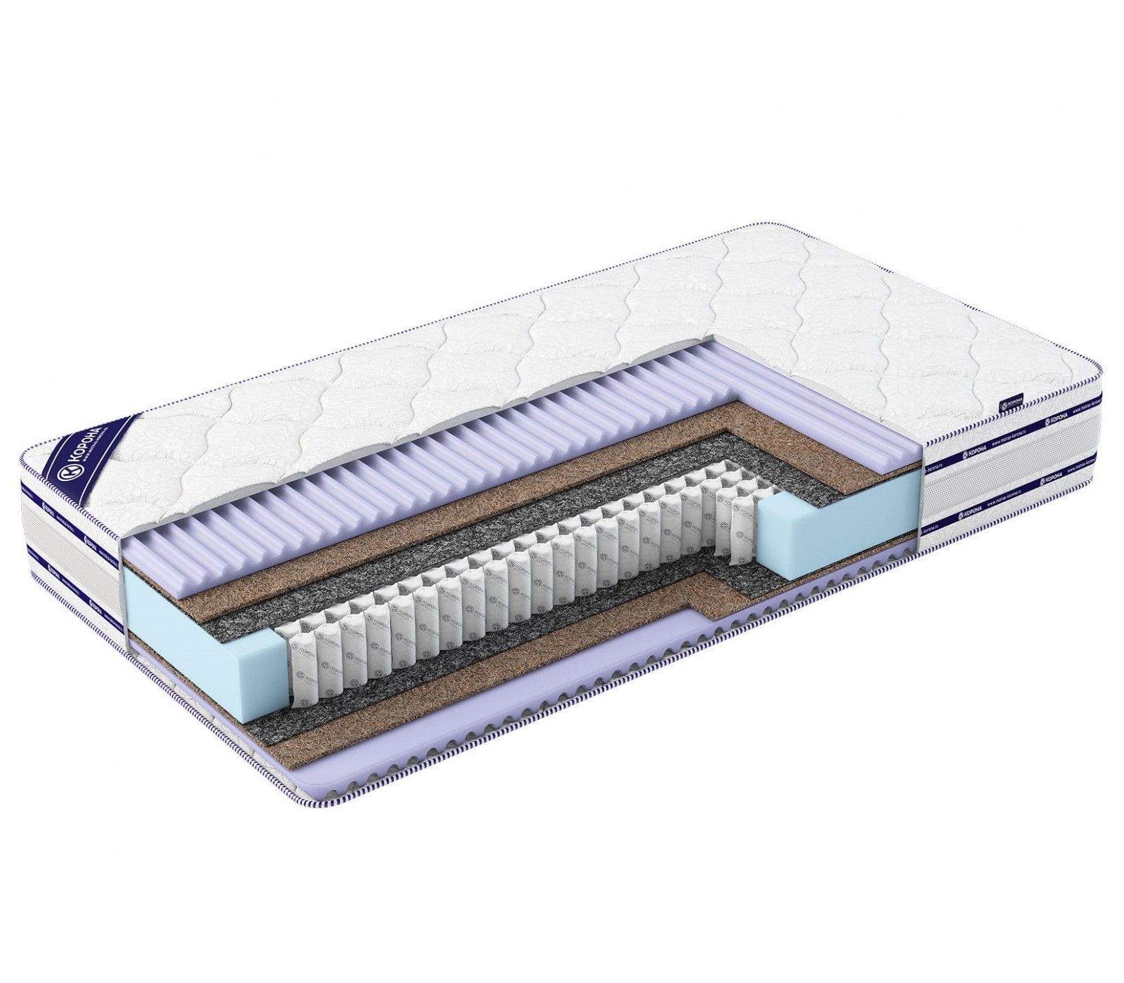 Матрас Корона Премиум Делюкс (Premium Deluxe) в трикотаже - купить недорого  в Ижевске в интернет-магазине snoomi.ru