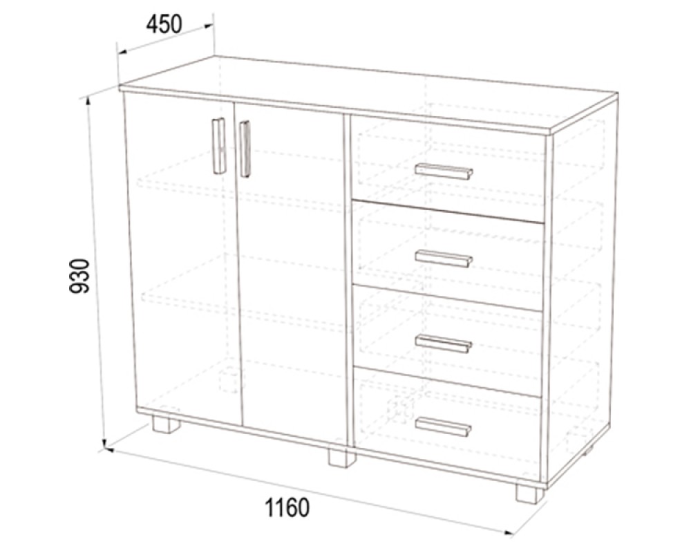 Комод К-16 Комод К-16-1
