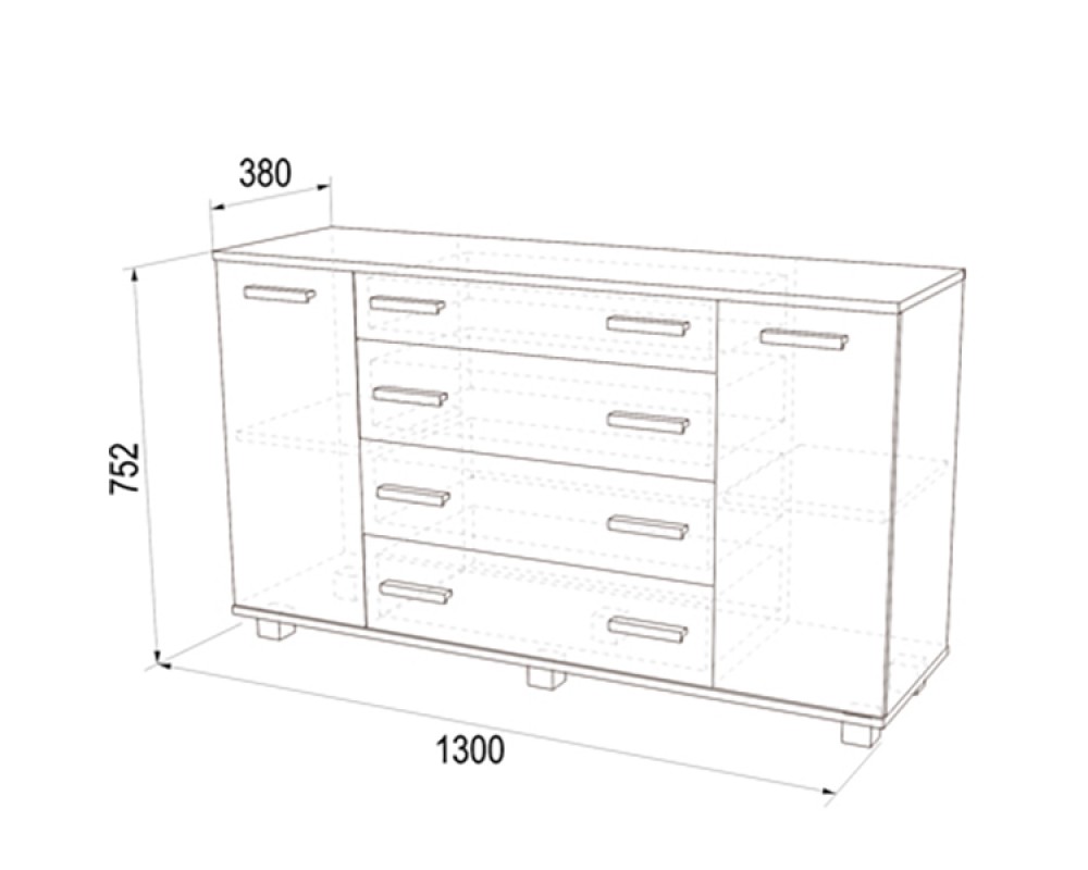 Комод К-4 Комод К-4-1